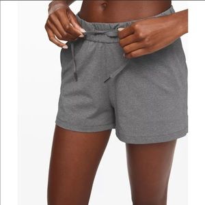 lululemon athletica Gray Athletic On the Fly Shorts
